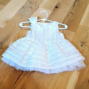 NWOT White and Gold dress